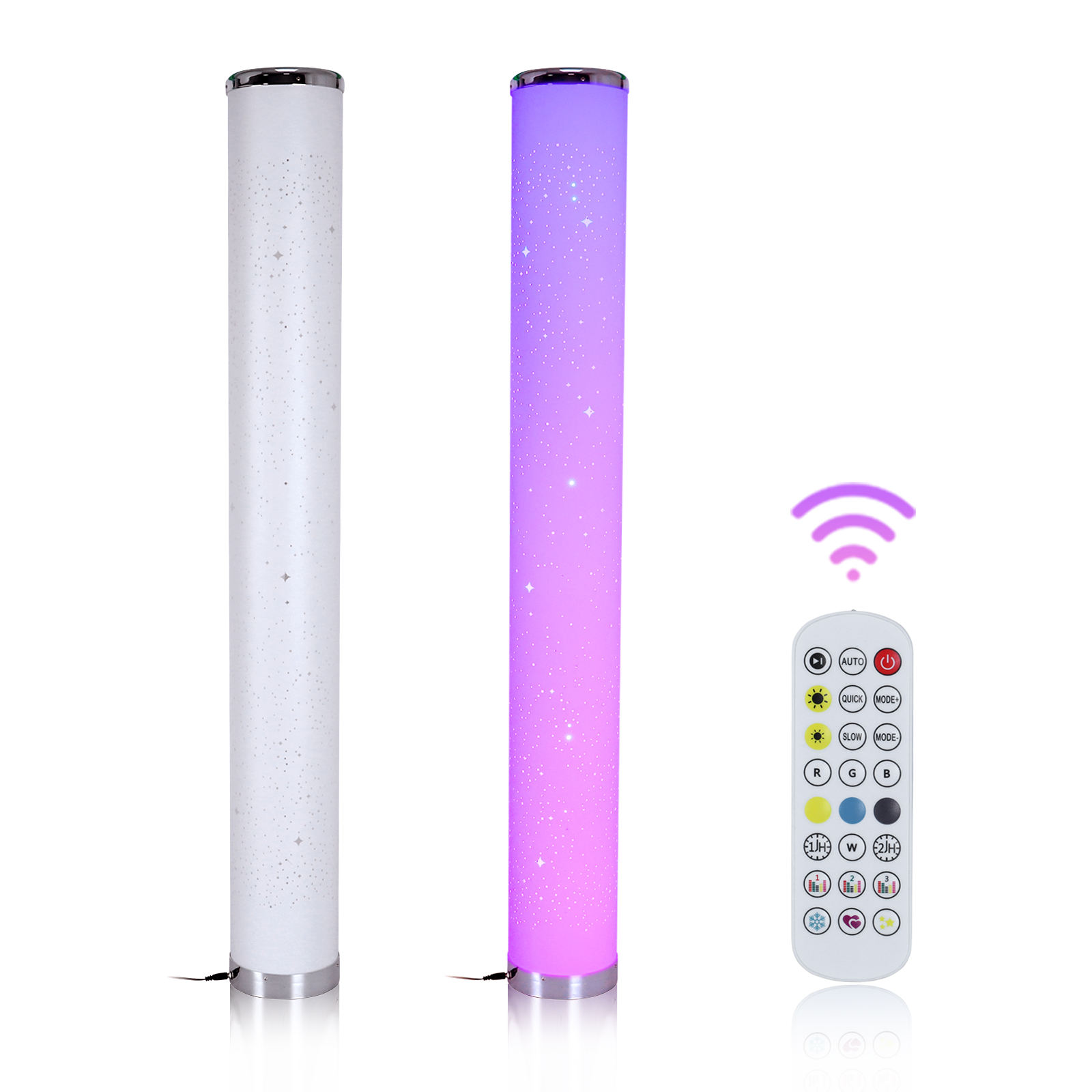 New Arrival RGB Pickup Light Music & Voice Audio Floor Atmosphere Smart Home Light With Remote Control for Bedroom Corner